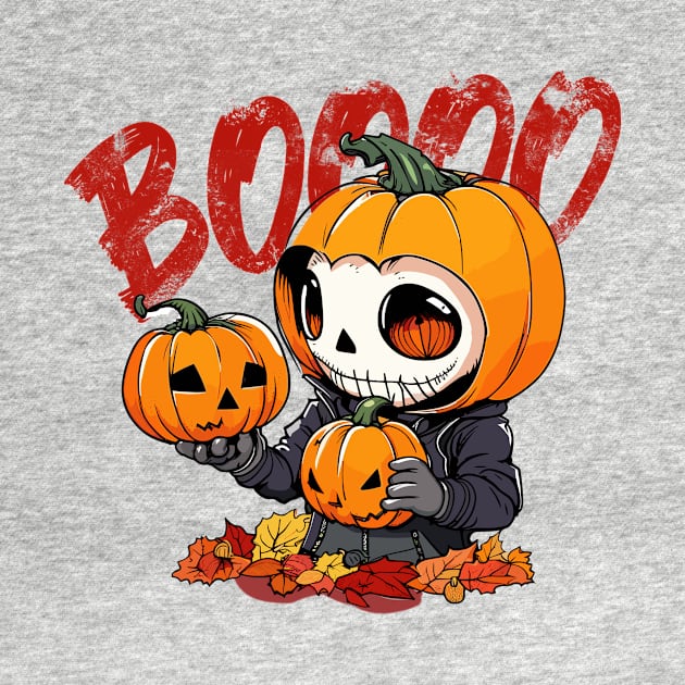 boo halloween pumpkin by Kingrocker Clothing